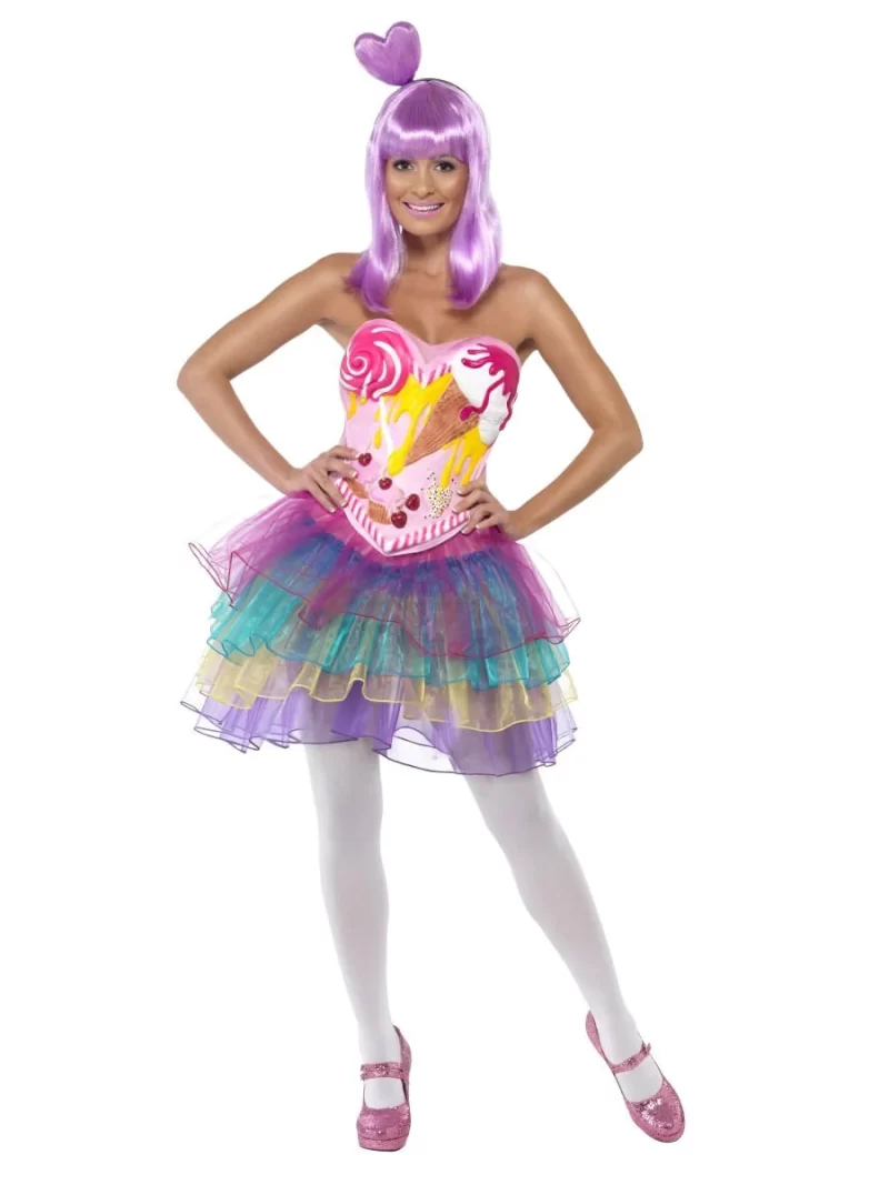Candy Queen (Katy Perry) Ladies Fancy Dress Costume