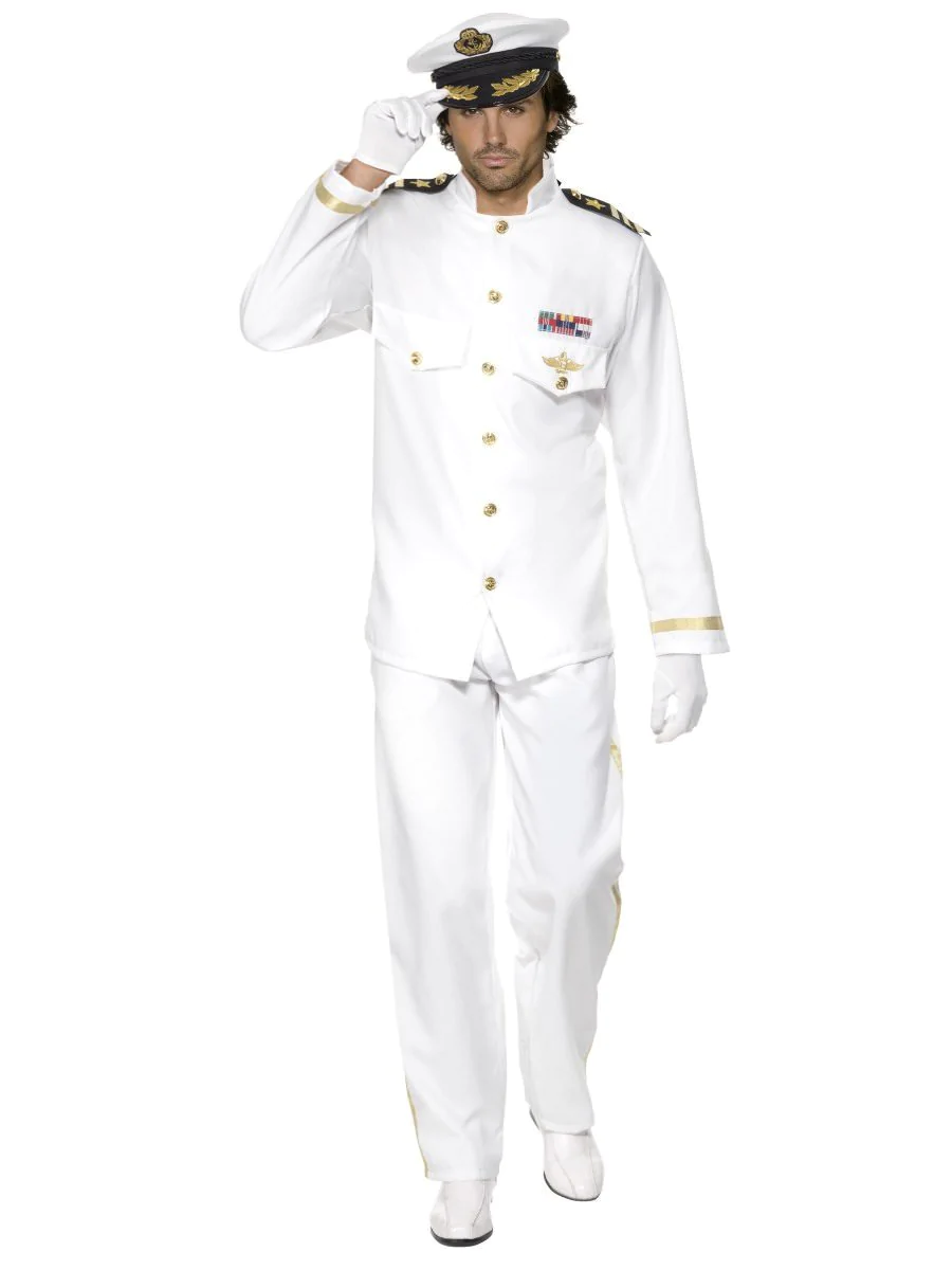 Капитаны белых кораблей. Костюм капитана. Костюм капитана корабля взрослый. Белый костюм капитана. Костюм пилота.