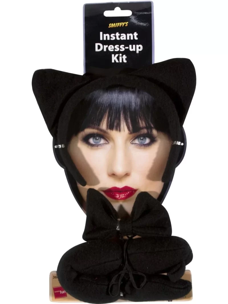 Black Fur Cat Set - Image 2