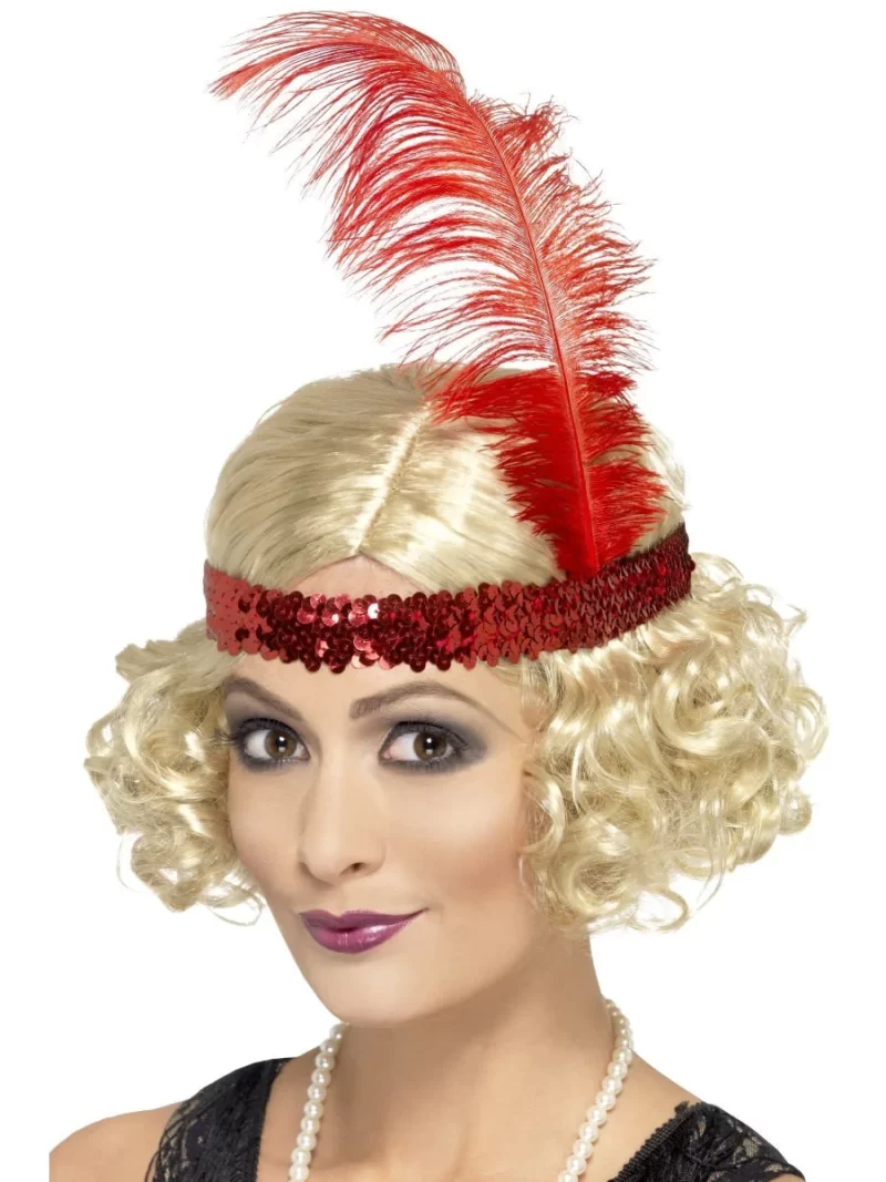 Charleston/Flapper Blonde Curly Wig
