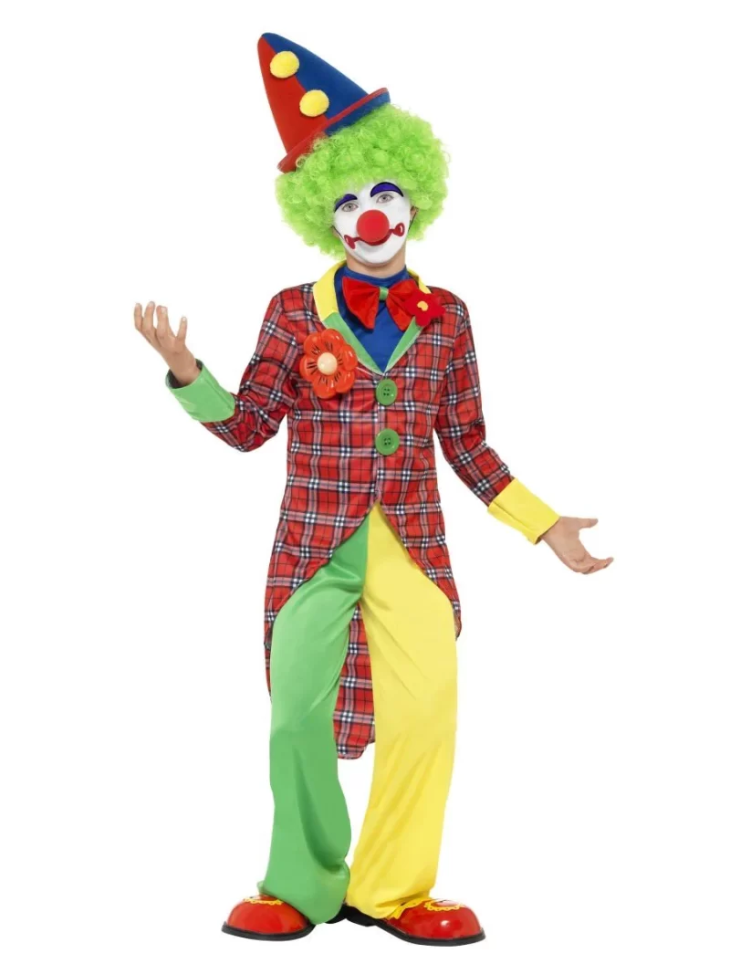 La Circus Clown Children's Fancy Dress Costume