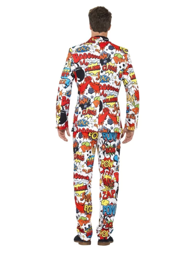 Comic Strip Standout Suit Men's Fancy Dress Costume - Image 3