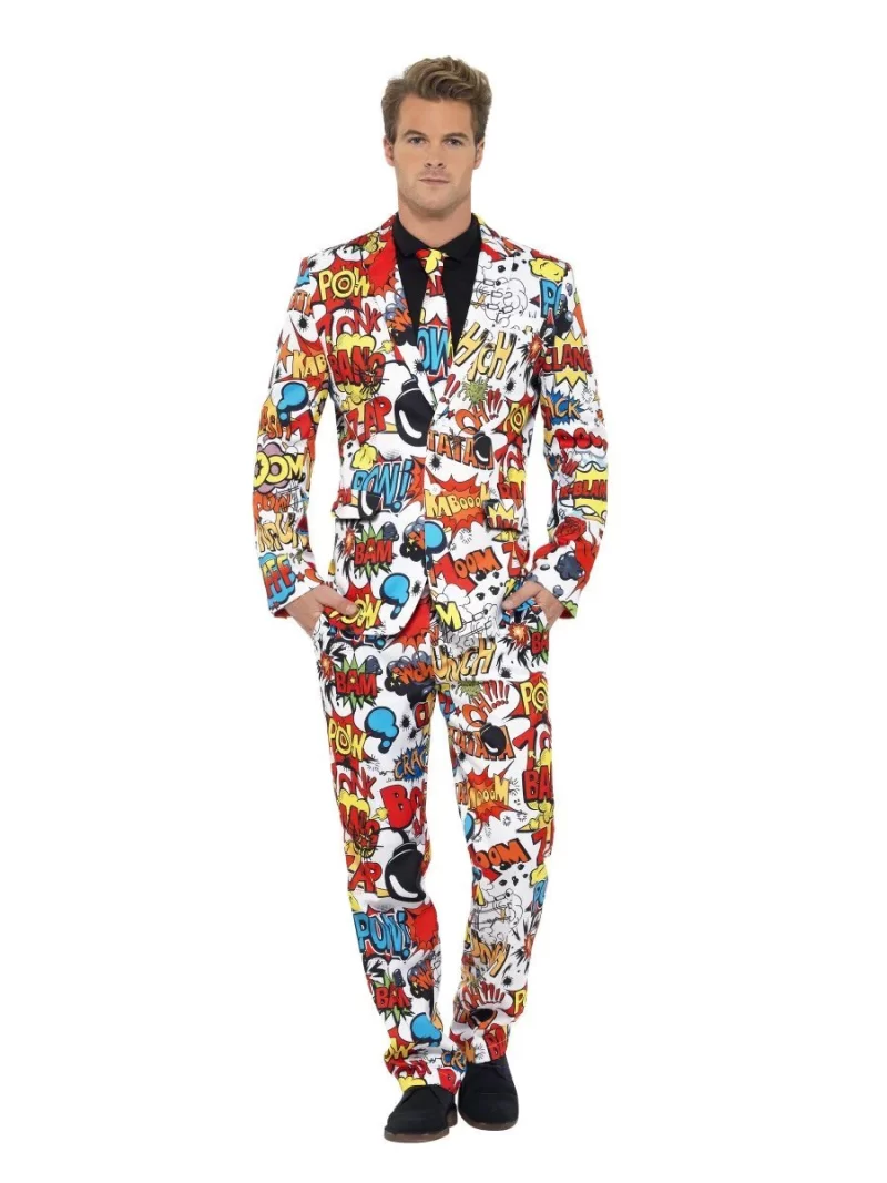 Comic Strip Standout Suit Men's Fancy Dress Costume