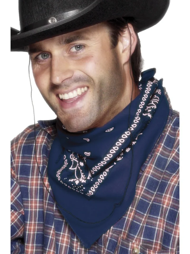 Cowboy Neckerchief/Bandana Blue
