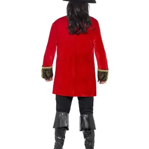Curves Pirate Captain Men's Fancy Dress Costume - Image 3