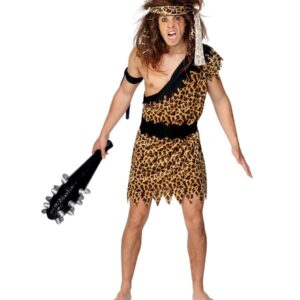 Caveman Mens Fancy Dress Costume - Image 2