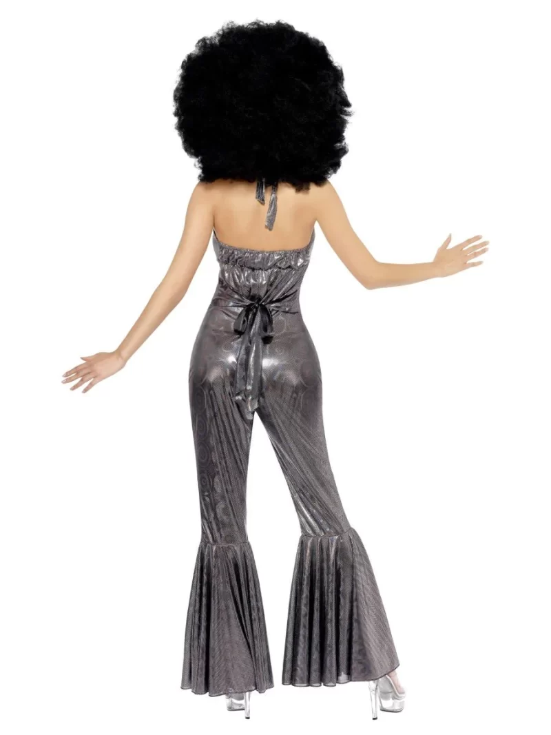 Holographic Disco Diva (Abba) Ladies Fancy Dress Costume - Image 3