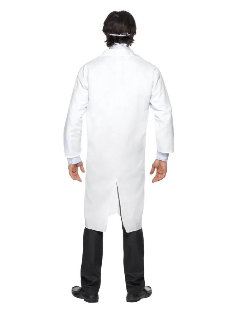 Doctors Coat Mens Fancy Dress Costume - Image 2