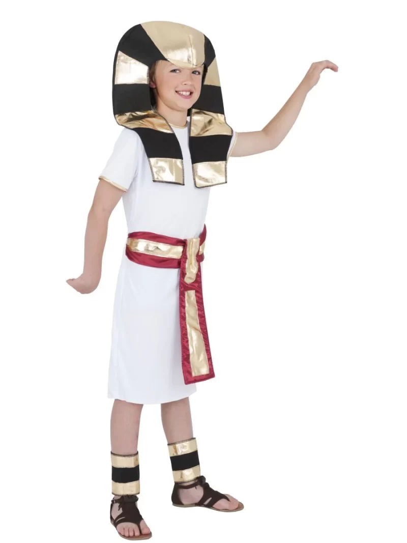 Egyptian Boy's Childrens Fancy Dress Costume - Image 2
