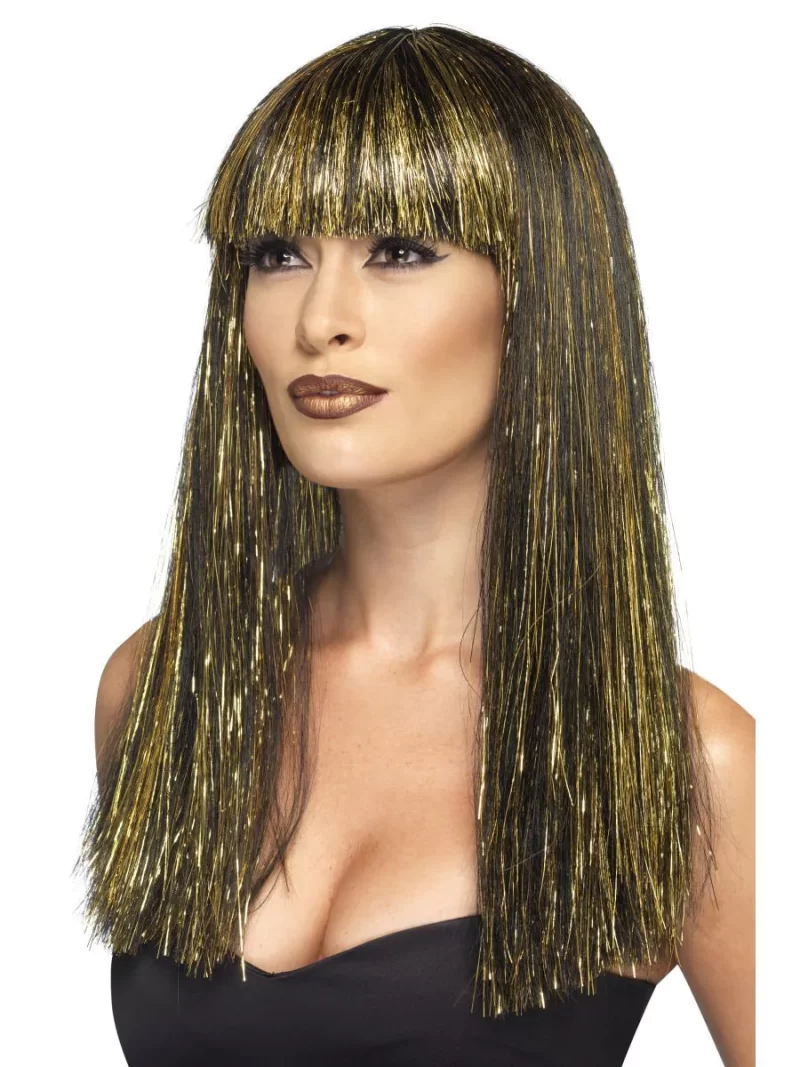 Egyptian Goddess Black/Gold Wig