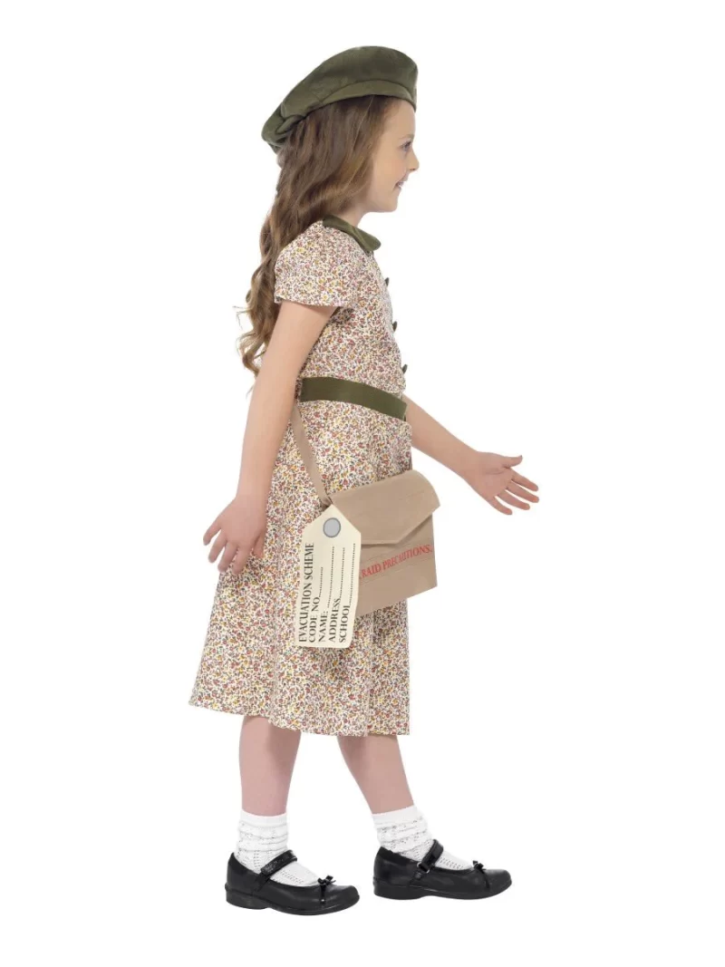 Evacuee Girl Children's Fancy Dress Costume - Image 2