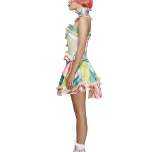 Fever Boutique Vintage Clown Ladies Fancy Dress Costume - Image 2