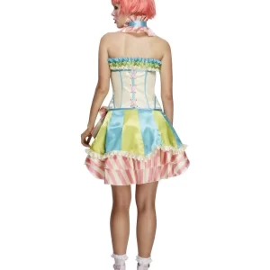 Fever Boutique Vintage Clown Ladies Fancy Dress Costume - Image 3