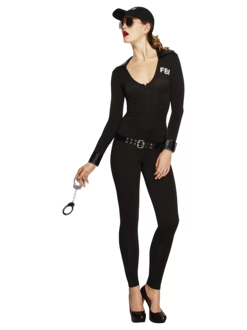 Fever Collection Sexy FBI Flirt Ladies Fancy Dress Costume