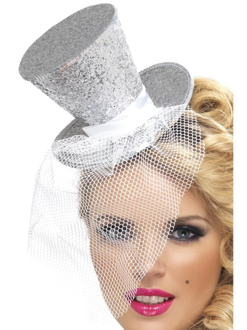 Fever Silver Mini Top Hat