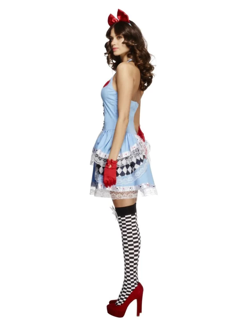 Fever Collection Miss Wonderland (Alice) Ladies Fancy Dress Costume - Image 2