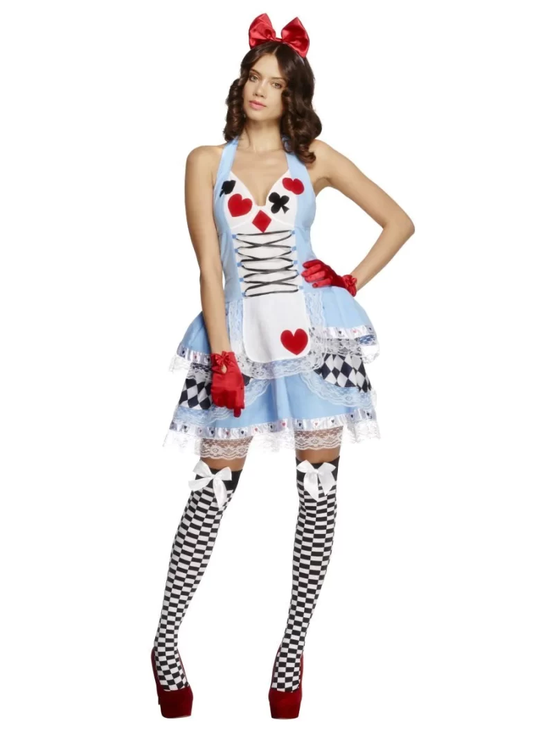 Fever Collection Miss Wonderland (Alice) Ladies Fancy Dress Costume