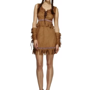 Fever Pocahontas Ladies Fancy Dress Costume