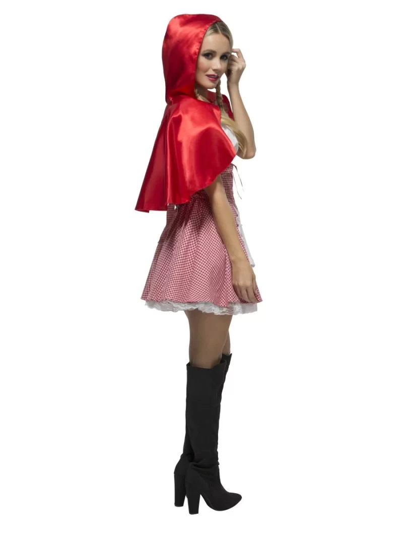 Fever Collection Red Riding Hood Ladies Fancy Dress Costume - Image 2