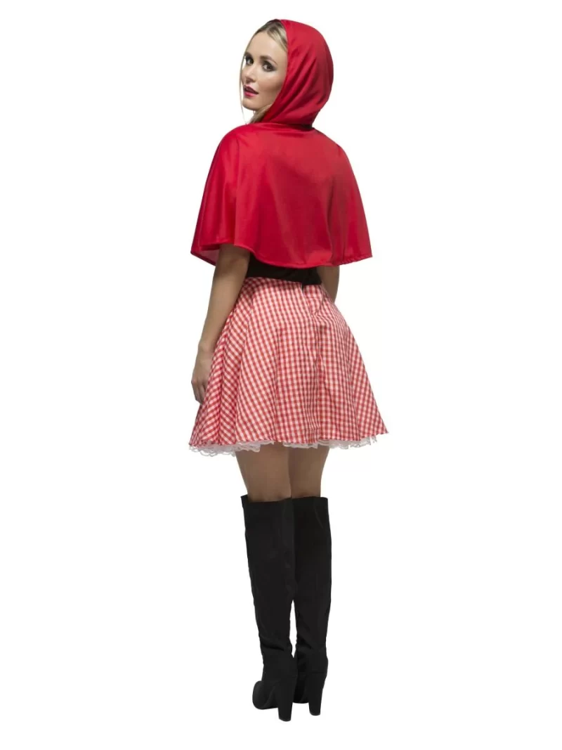 Fever Collection Red Riding Hood Ladies Fancy Dress Costume - Image 3