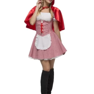Fever Collection Red Riding Hood Ladies Fancy Dress Costume