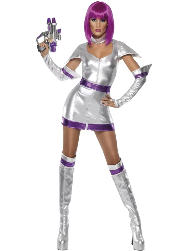 Fever Collection Space Cadet Ladies Fancy Dress Costume