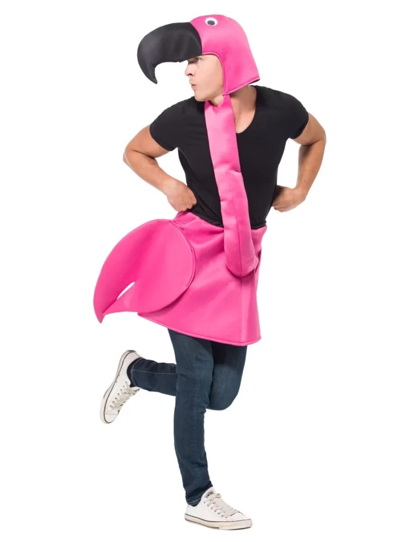 Flamingo Unisex Fancy Dress Costume - Image 2