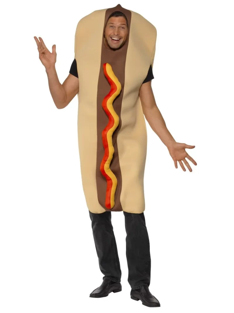 Giant Hot Dog Novelty Fancy Dress Costume