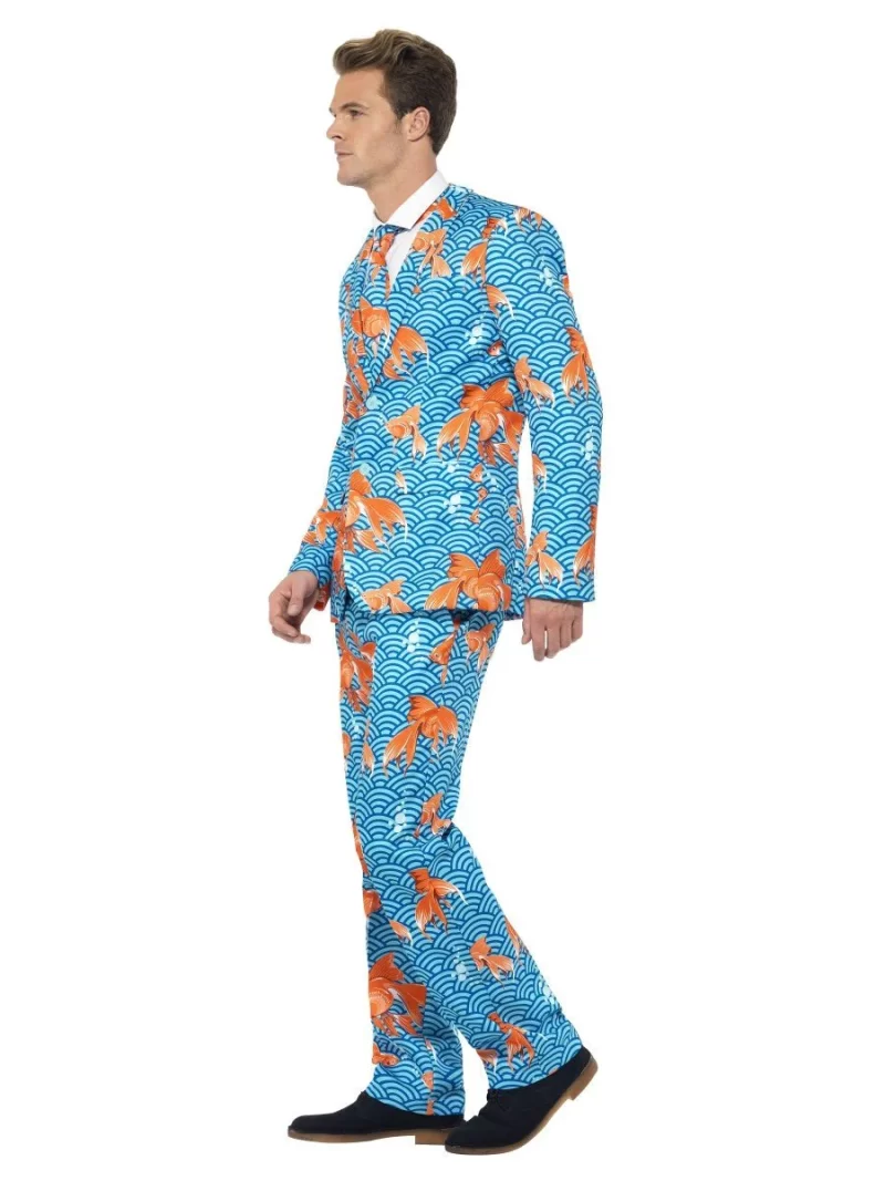 Goldfish Standout Suit Men's Fancy Dress Costume - Image 2