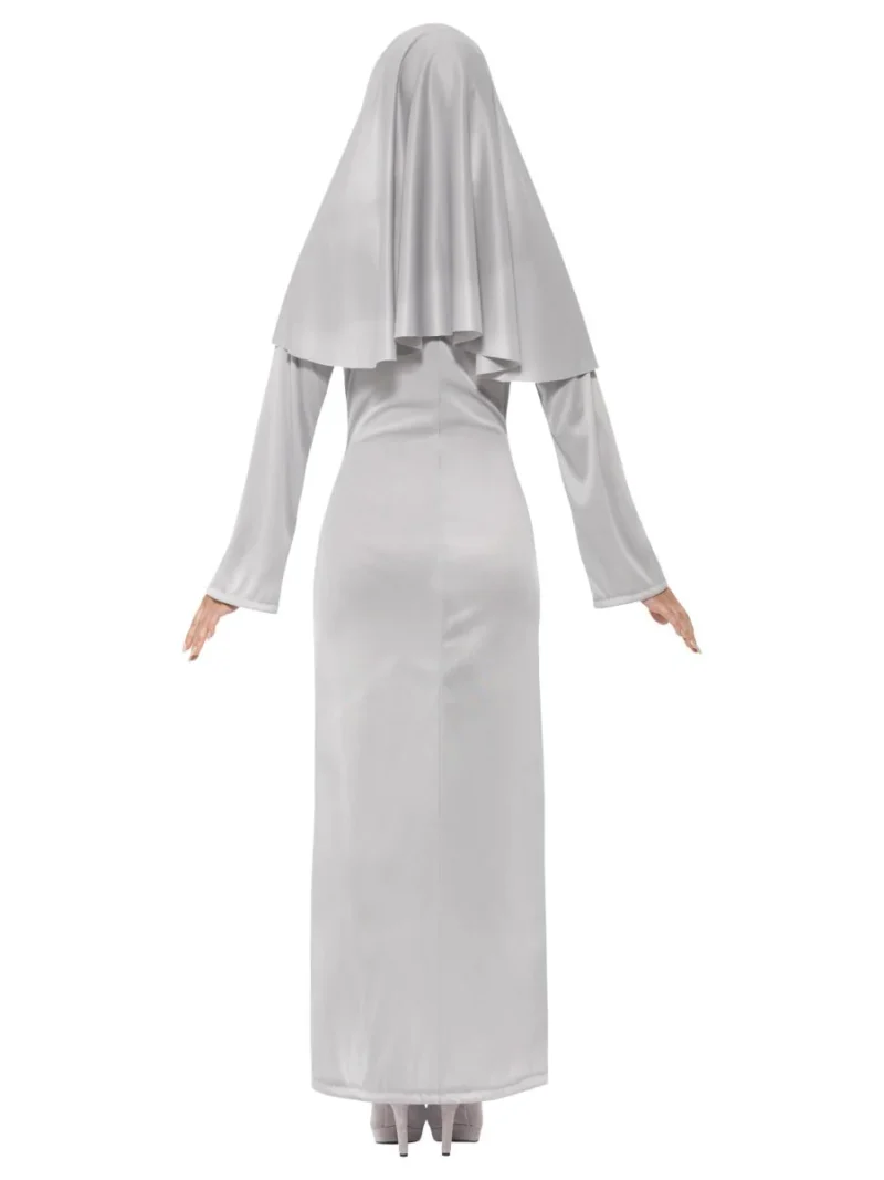 Gothic Nun (Conjuring) Ladies Halloween Fancy Dress Costume - Image 3