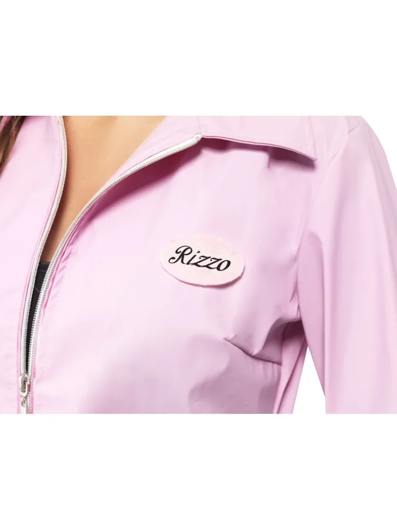 Grease Deluxe Pink Lady Jacket Ladies Fancy Dress Costume - Image 4