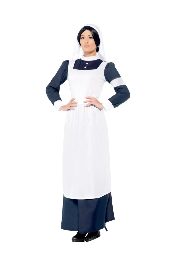 Great World War Nurse Ladies Fancy Dress Costume - Image 2