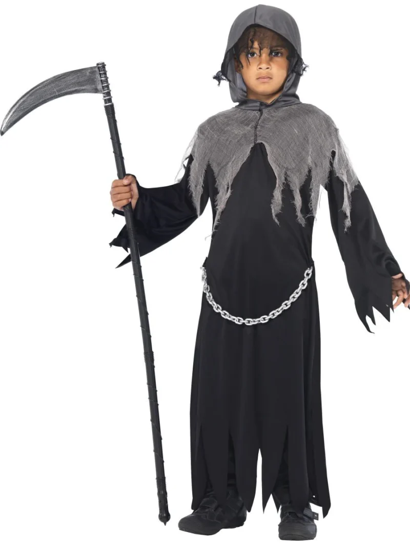 Grim Reaper Children's Halloween Fancy Dress Costume