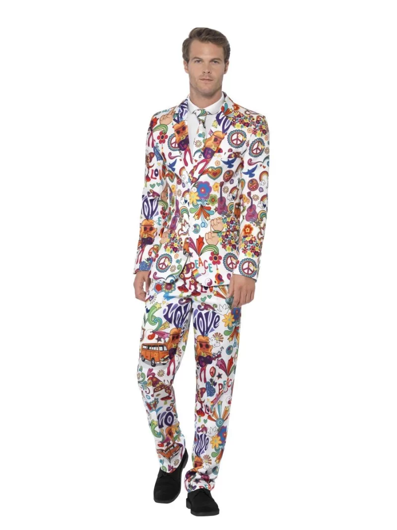 Groovy Standout Suit Men's Fancy Dress Costume