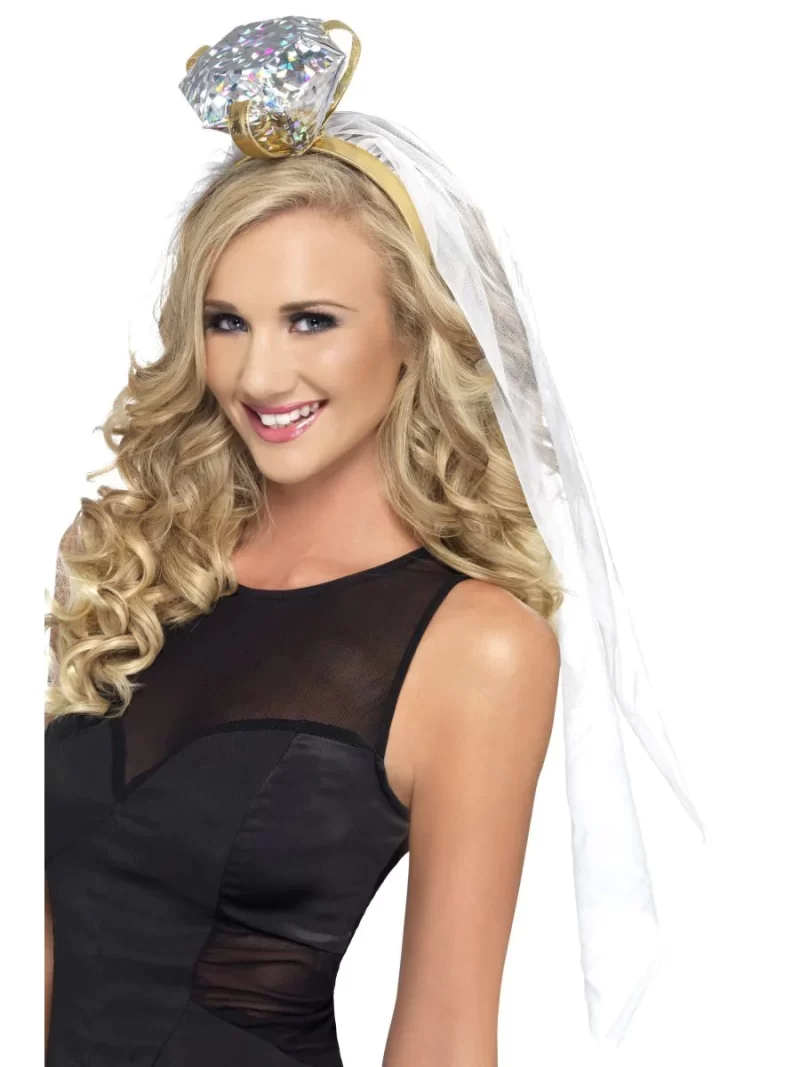 Hen Night Diamond Ring Headband