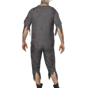 High School Horror Zombie School Boy Mens Halloween Fancy Dress Costume - Image 3