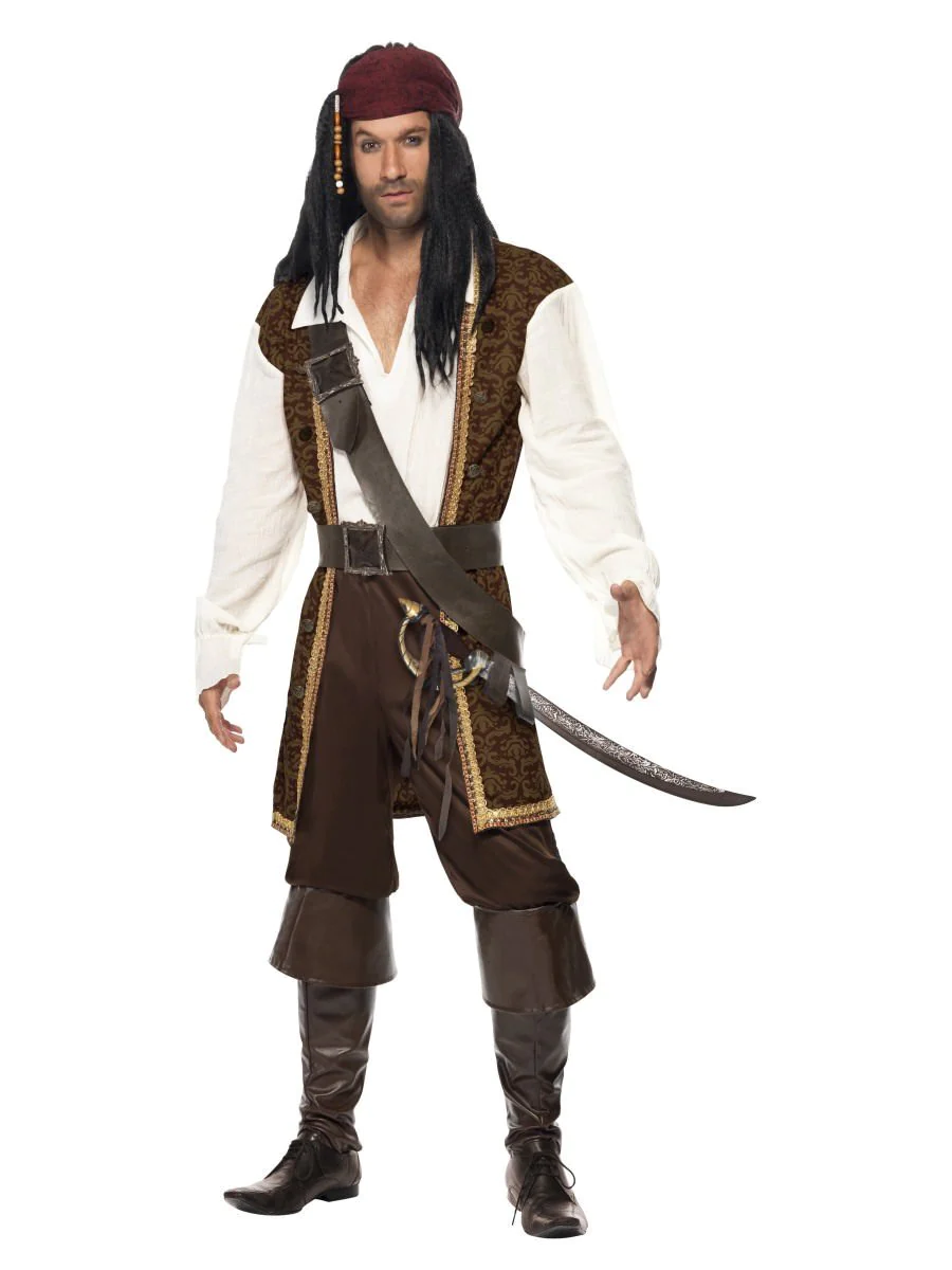 High Seas Pirate Men's Fancy Dress Costume