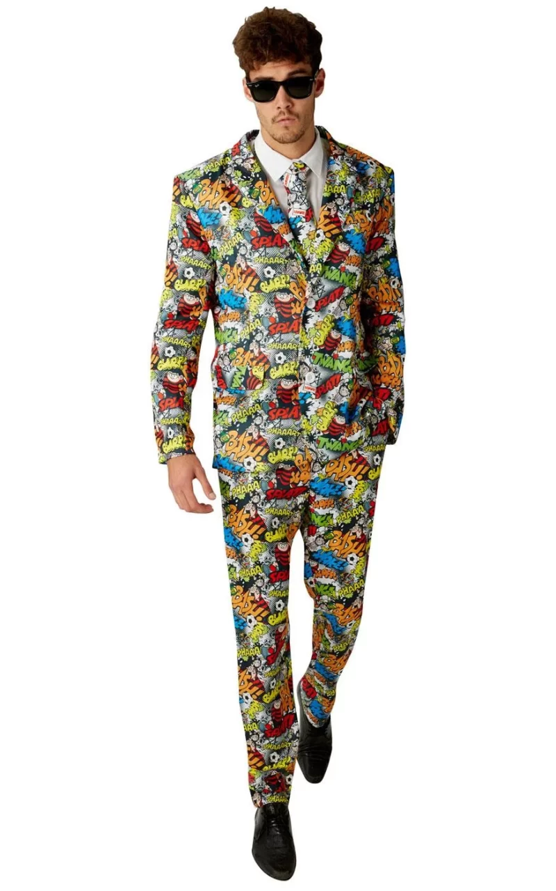 Dennis the Menace Icon Suit Men's Fancy Dress Costume