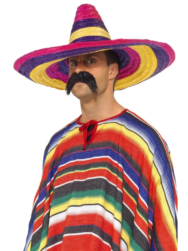 Multi Coloured Large Sombrero