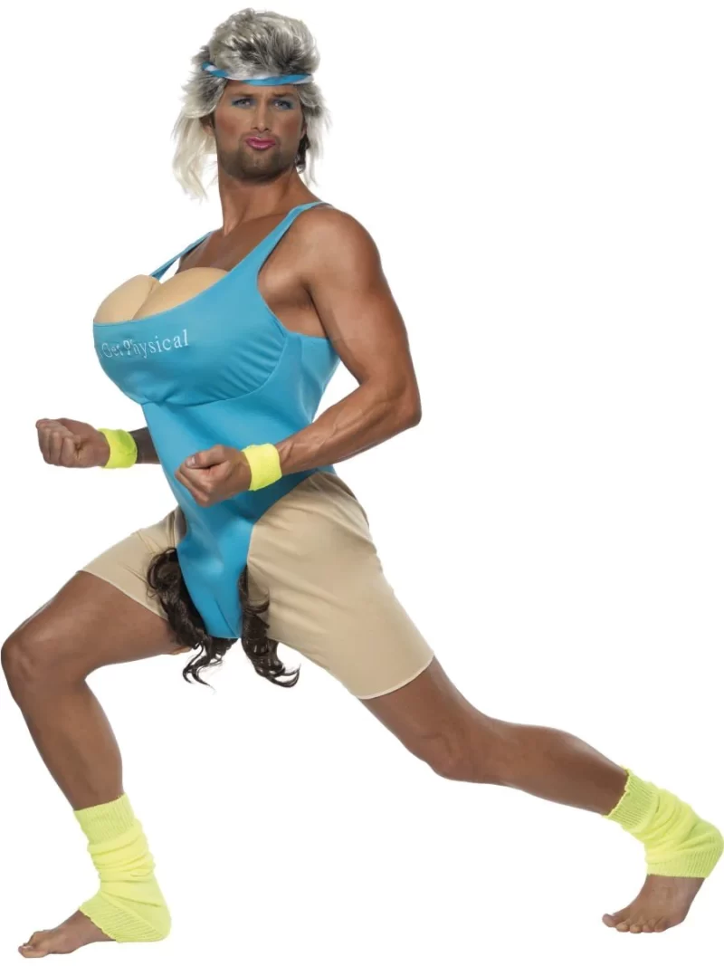 Let's get Physical Work Out Adult Fancy Dress Costume - Image 2