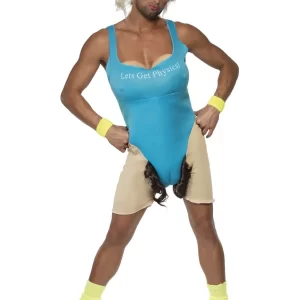 Let's get Physical Work Out Adult Fancy Dress Costume