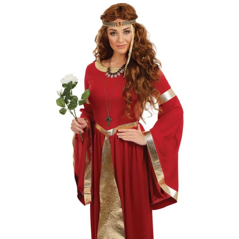 Renaissance Lady Ladies Fancy Dress Costume - Image 2