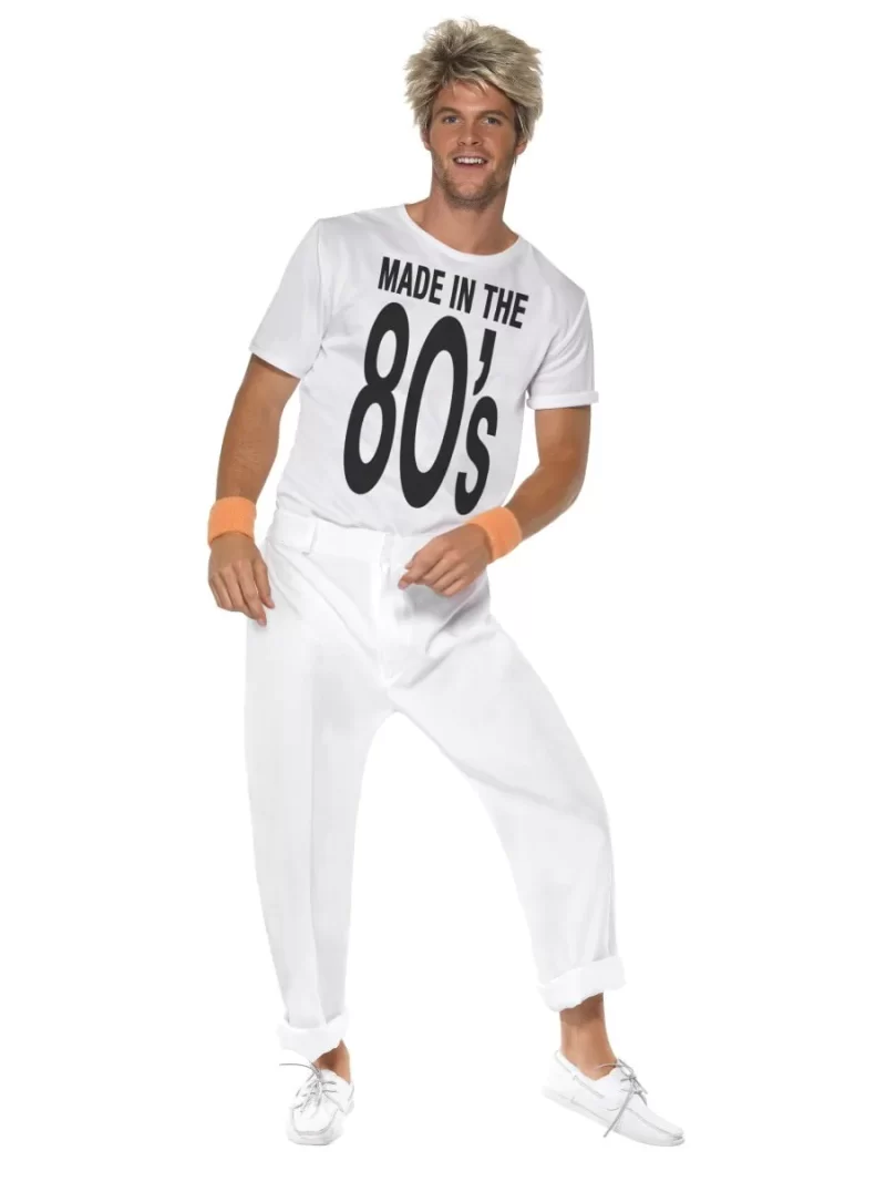 Made in the 80's Mens Fancy Dress Costume - Image 2