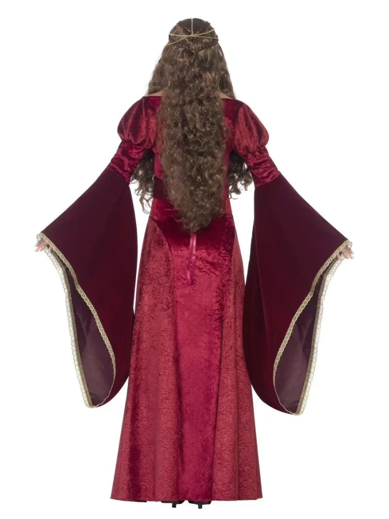 Medieval Queen Deluxe Ladies Fancy Dress Costume - Image 2