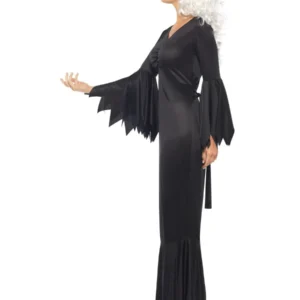 Midnight Vamp Ladies Halloween Fancy Dress Costume - Image 2