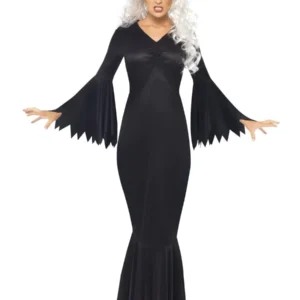 Midnight Vamp Ladies Halloween Fancy Dress Costume