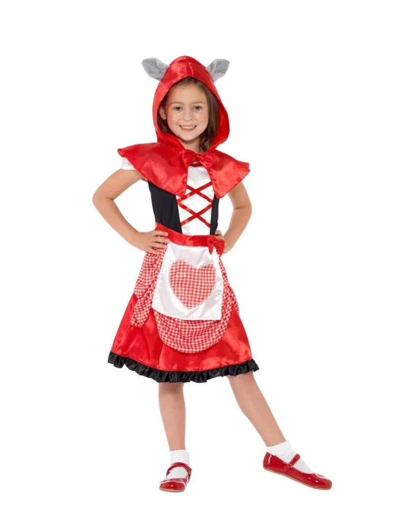 Miss Hood (Red Riding Hood) Children's Fancy Dress Costume - Image 2