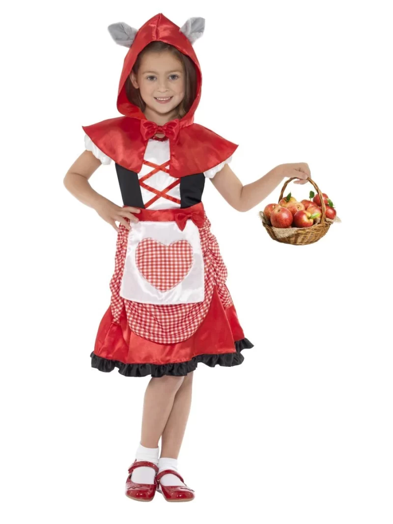 Miss Hood (Red Riding Hood) Children's Fancy Dress Costume