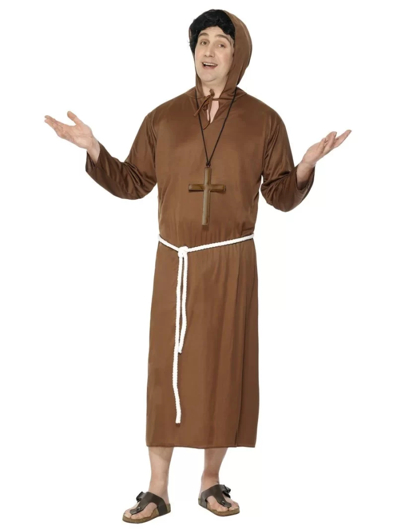 Monk Men's Fancy Dress Costume - Image 2