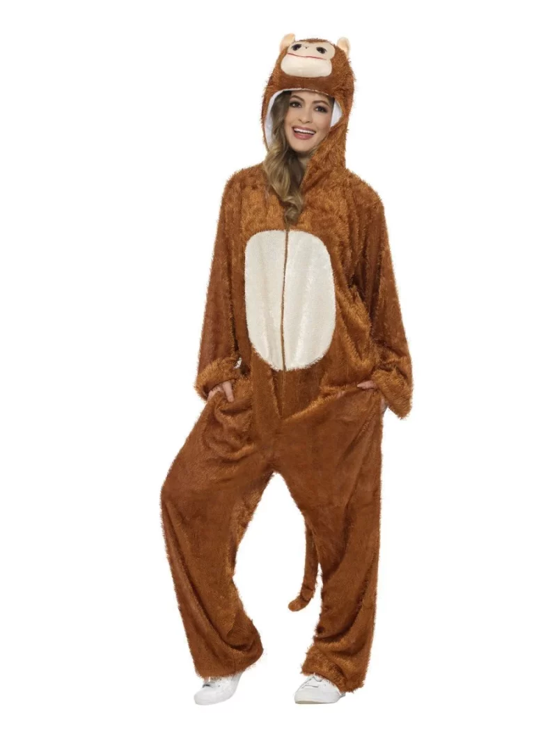 Monkey Unisex Animal Fancy Dress Costume - Image 2